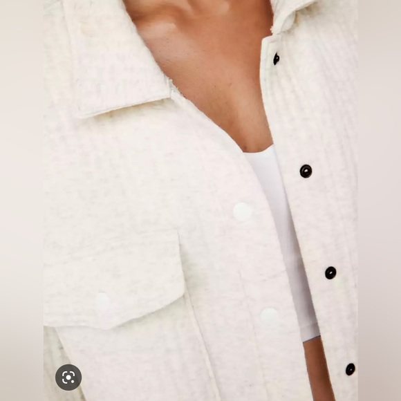 aerie offline quilted shacket - Picture 2 of 6